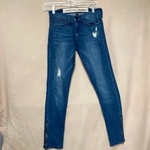 POOKIE Loves Sebastian distressed skinny jeans. Flying Monkey. Juniors Size 25.